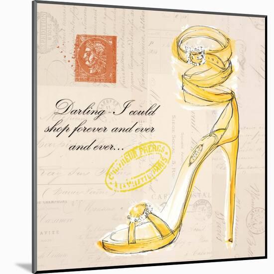 Shop Forever Shoe-Barbara Lindner-Mounted Art Print