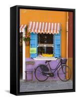 Shop Front, Burano, Venice, Italy-Doug Pearson-Framed Stretched Canvas