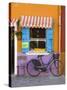 Shop Front, Burano, Venice, Italy-Doug Pearson-Stretched Canvas