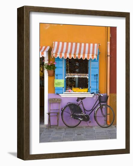 Shop Front, Burano, Venice, Italy-Doug Pearson-Framed Photographic Print