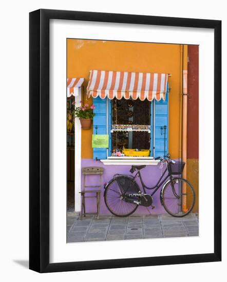 Shop Front, Burano, Venice, Italy-Doug Pearson-Framed Photographic Print