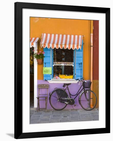 Shop Front, Burano, Venice, Italy-Doug Pearson-Framed Photographic Print