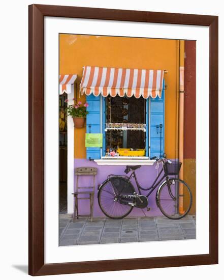 Shop Front, Burano, Venice, Italy-Doug Pearson-Framed Photographic Print