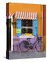 Shop Front, Burano, Venice, Italy-Doug Pearson-Stretched Canvas
