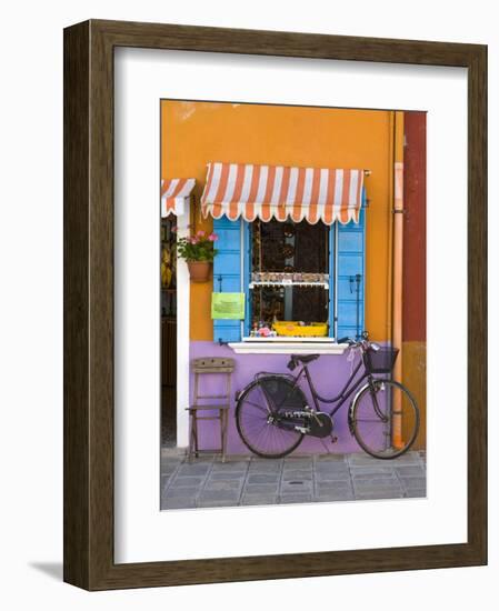 Shop Front, Burano, Venice, Italy-Doug Pearson-Framed Photographic Print