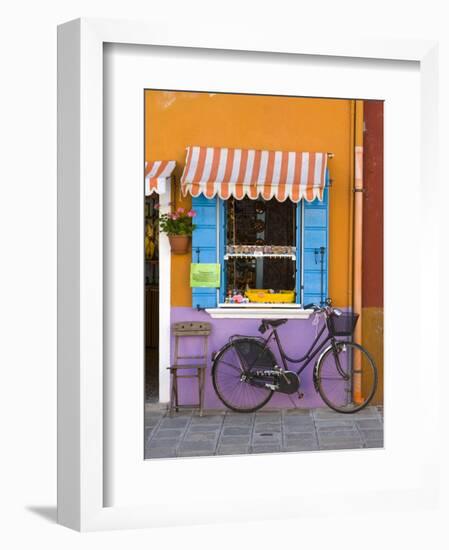 Shop Front, Burano, Venice, Italy-Doug Pearson-Framed Photographic Print