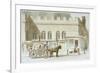 Shop Fronts by St Dunstan-In-The-West, Fleet Street, City of London, 1820-James Findlay-Framed Giclee Print