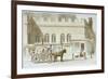 Shop Fronts by St Dunstan-In-The-West, Fleet Street, City of London, 1820-James Findlay-Framed Giclee Print