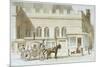 Shop Fronts by St Dunstan-In-The-West, Fleet Street, City of London, 1820-James Findlay-Mounted Giclee Print