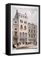 Shop Fronts on New Bond Street, Westminster, London, C1860-Robert Dudley-Framed Stretched Canvas