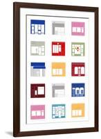 Shop Fronts-Sarah Evans-Framed Giclee Print