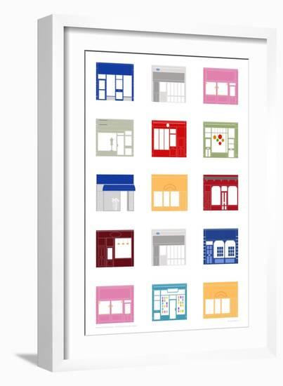 Shop Fronts-Sarah Evans-Framed Giclee Print