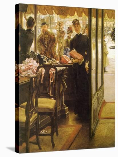 Shop Girl, 1884-James Tissot-Stretched Canvas