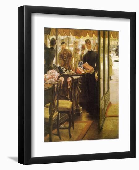 Shop Girl, 1884-James Tissot-Framed Giclee Print