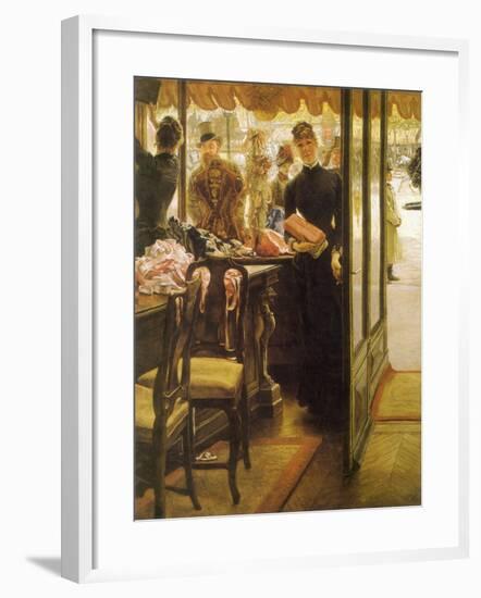 Shop Girl, 1884-James Tissot-Framed Giclee Print