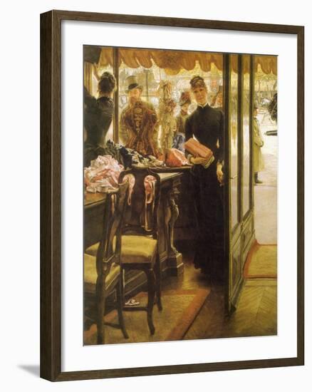 Shop Girl, 1884-James Tissot-Framed Giclee Print