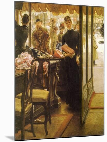 Shop Girl, 1884-James Tissot-Mounted Giclee Print