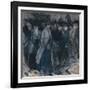 SHOP Girls, by William Glackens, 1900, American Drawing, Pastel and Watercolor on Illustration Boar-Everett - Art-Framed Art Print