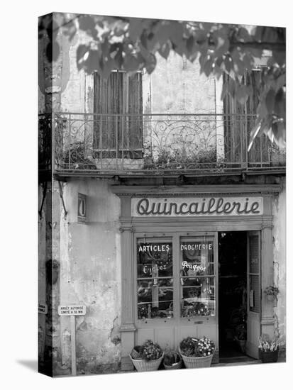 Shop in Sault, Provence, France-Peter Adams-Stretched Canvas