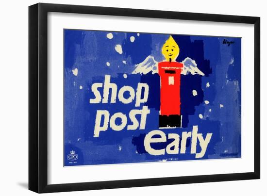 Shop Post Early-Hans Unger-Framed Art Print