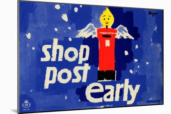 Shop Post Early-Hans Unger-Mounted Art Print