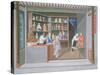 Shop Scene-null-Stretched Canvas