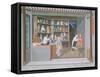 Shop Scene-null-Framed Stretched Canvas