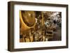 Shop Selling Traditional Metal Lamps and Trays in the Souks-Martin Child-Framed Photographic Print