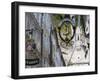 Shop Signs, Getreidegasse, Salzburg, Austria, Europe-Martin Child-Framed Photographic Print