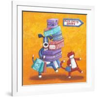 Shop Till He Drops-Peter Adderley-Framed Art Print