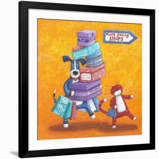 Shop Till He Drops-Peter Adderley-Framed Art Print