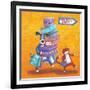 Shop Till He Drops-Peter Adderley-Framed Art Print