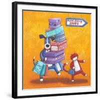 Shop Till He Drops-Peter Adderley-Framed Art Print