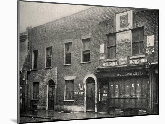 Shop to Let, East End of London-Peter Higginbotham-Mounted Photographic Print