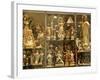 Shop Window of a Religious Articles Shop With Virgins, Angels, and Christ For Sale, Seville-Guy Thouvenin-Framed Photographic Print