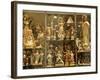 Shop Window of a Religious Articles Shop With Virgins, Angels, and Christ For Sale, Seville-Guy Thouvenin-Framed Photographic Print