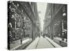 Shop Windows, Looking South from Cheapside, London, May 1912-null-Stretched Canvas