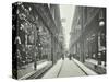 Shop Windows, Looking South from Cheapside, London, May 1912-null-Stretched Canvas