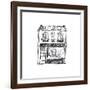 Shopfront Sketches I-June Vess-Framed Art Print