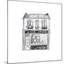 Shopfront Sketches I-June Vess-Mounted Art Print