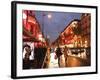 Shoppers along Boulevard Haussmann, Paris, France-Michele Molinari-Framed Photographic Print