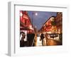 Shoppers along Boulevard Haussmann, Paris, France-Michele Molinari-Framed Photographic Print