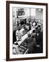 Shoppers at Butcher Counter in A&P Grocery Store-Alfred Eisenstaedt-Framed Photographic Print