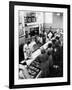 Shoppers at Butcher Counter in A&P Grocery Store-Alfred Eisenstaedt-Framed Photographic Print