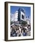 Shoppers, Crowd, Shibuya, Tokyo, Honshu, Japan-null-Framed Photographic Print