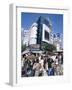 Shoppers, Crowd, Shibuya, Tokyo, Honshu, Japan-null-Framed Photographic Print