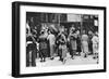 Shoppers in Kensington High Street, London, 1926-1927-null-Framed Giclee Print