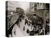 Shoppers on Sixth Avenue, New York City-null-Stretched Canvas