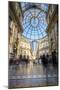 Shopping arcades and glass dome of historical Galleria Vittorio Emanuele II, Milan, Italy-Roberto Moiola-Mounted Photographic Print