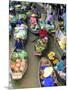 Shopping Boats at the Floating Market, Damnern Saduak, Bangkok, Thailand-Bill Bachmann-Mounted Photographic Print